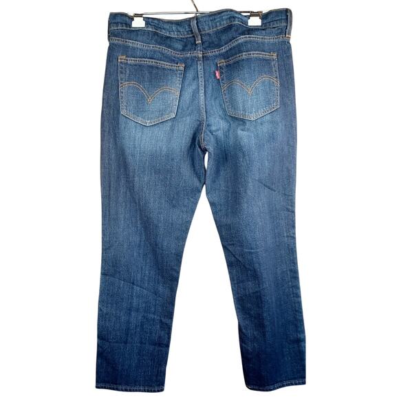 Levi's Denim - Levi's Dark Wash Boyfriend Jeans Women's Size 16 (36" Waist) Short Inseam